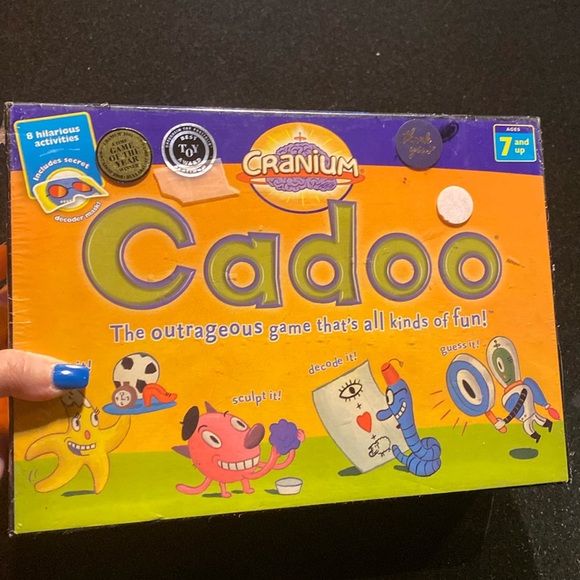 Vintage Original!!! 2001 Sealed Cranium Cadoo Board Game Game of the Year - Picture 2 of 11